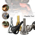 Stainless Steel Deburring External Chamfer Tool Remove Burr Repair Tool for Drill Bit. 