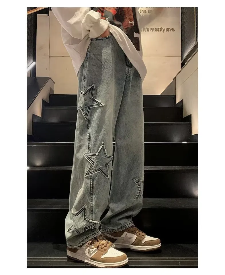 00s【archive】grunge denim pants/Y2K/811 Y2K Vintage Men Korean 