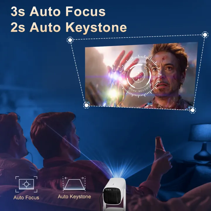 Salange%204K%20Projector%20K2%20Smart%20Android11%20Built-in%20Battery%20Bluetooth%20Speaker%20WIFI%20Auto%20Focus%20Keystone%20Free-Style%20for%20Outdoor%20Movie%20-%20Image%202