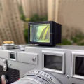 3D 50mm Side-axis Camera External Viewfinder Optical Side Axis Viewfinders Replacement with Frame Line Magnification 0.8.