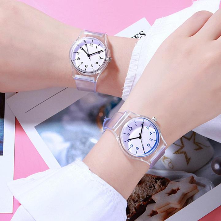 Children Watch Casual Transparent Watch Kids Boys Watch Girls