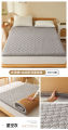 Mattress upholstery, single folding child, home winter and summer dual-purpose double-sided ice silk mat, student dormitory sponge mat.