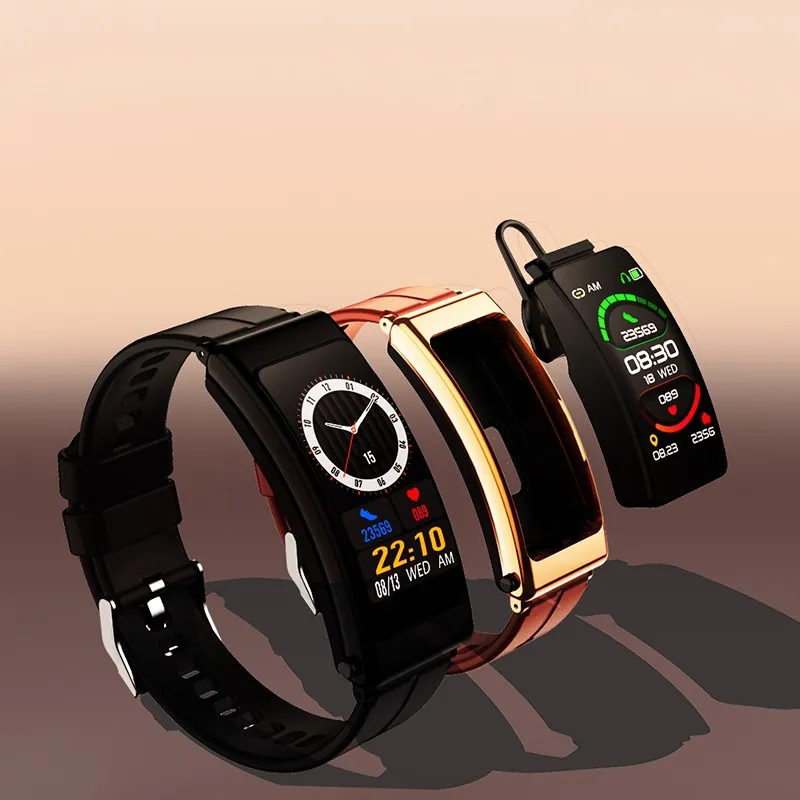FUPANG】2 In Smart Watch Bluetooth Call Heart Rate Monitor Blood