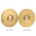 Brass Crash Ride Cymbal Hi Hat Cymbals for Drum Percussion Musical Instrument Set for Percussion Instruments Players Beginners. 