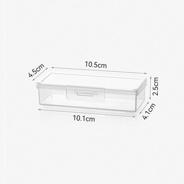 Flip%20top%20Cable%20organizer%20Lightweight%20Transparent%20cover%20Grid%20layout%20Storage%20box%20Plastic%20material%20Drawer%20design%20Headphone%20holder%20-%20Image%206