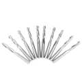 10 Pcs Carbide Ball Nose CNC Router Bits 3.175 X 17mm End Mills Cutters. 