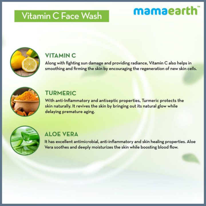 MAMAEARTH%20Vitamin%20C%20Face%20Wash%20for%20Skin%20Illumination%20%7C%20Gentle%20&%20Hydrating%20Dead%20Skin%20Exfoliator%20with%20Turmeric%20%7C%20Sulfate%20&%20Paraben%20Free%20I%20100ml%20I%20India%20-%20Image%202