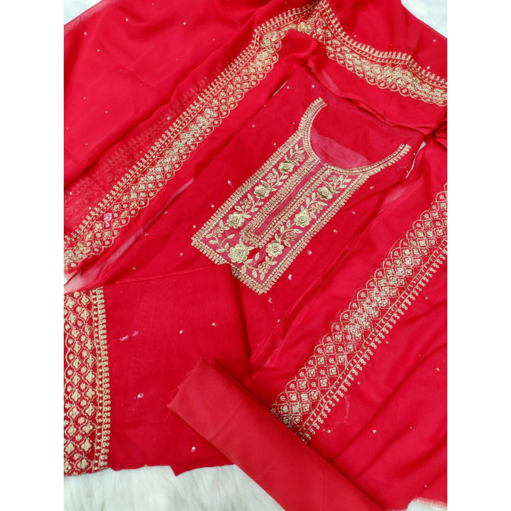 Indian%20New%20Stylish%20Exclushive%20Collection%20Weatless%20Goergett%20Computer%20Abroydary%20Work%20Three%20Piece%20Salower%20Kameez%20For%20Women%20-%20Image%202