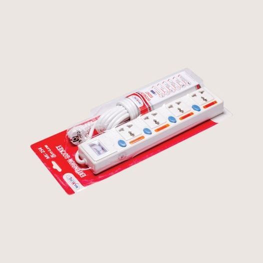 Fireproof Extension Socket. 3 Meter. ML-254. | Daraz.com.bd