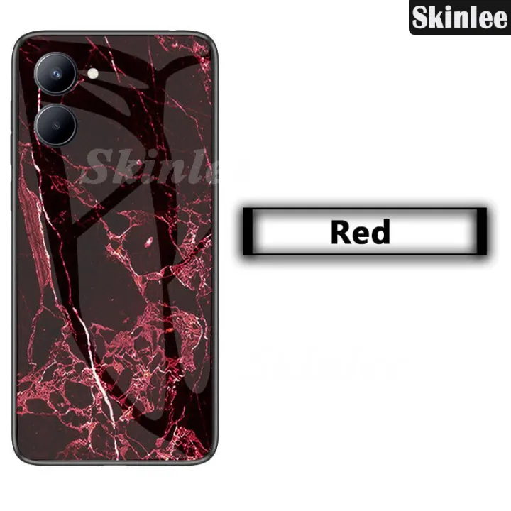 Phone%20case%20For%20VIVO%20Y18%20Back%20cover%20Fashion%20Marble%20Hard%20Tempered%20Glass%20Protector%20Soft%20Silicone%20Cover%20For%20Vivo%20Y18%20Cover%20cases%20-%20Image%205