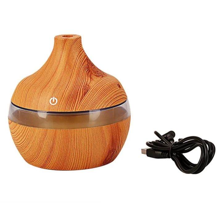【Daily Necessities For Anyone Store】300ml Aroma Air grain with LED lights Essential Oil Diffuser Electric Mist Maker for Home
