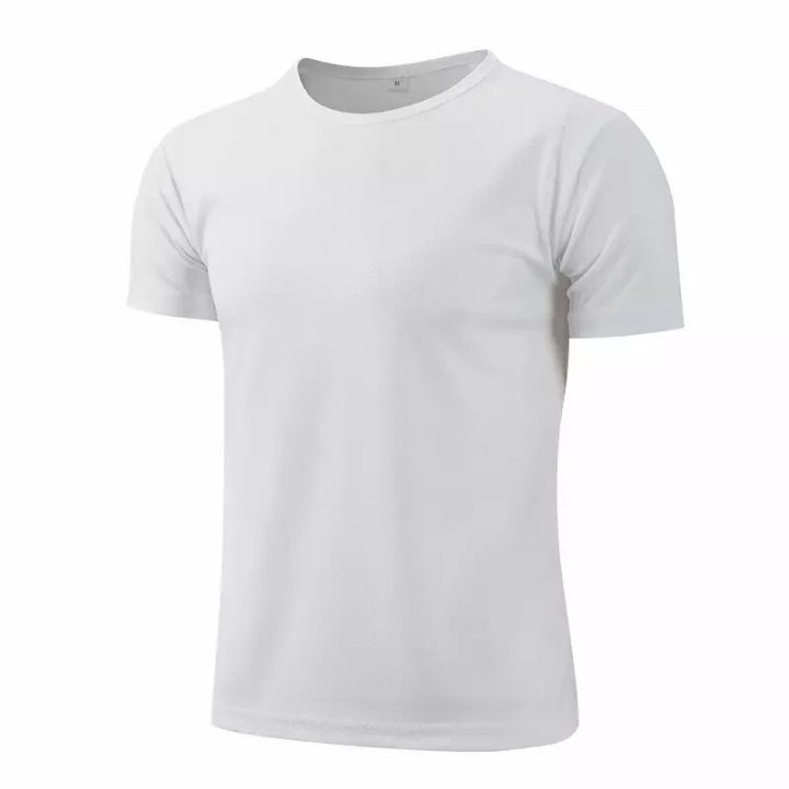 Sublimation%20Blank%20Quick%20Dry%20White%20T-shirt%20Summer%20Man%20Unisex%20O-neck%20Short%20SleeveTshirt%20Sports%20Clothing%20for%20Kids%20Adults%20Polyester%20-%20Image%204