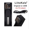 LiitoKala Lii-100B Lii-100 Battery Charger For 18650 18350 26650 16340 RCR123 14500 LiFePO4 1.2V Ni-MH Ni-Cd Smart Charger.