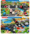City Traffic Car Park Play Mat Waterproof Parking Lot Kids Playmat Kids Rug Boy Girl Educational Toys for Children Map​. 