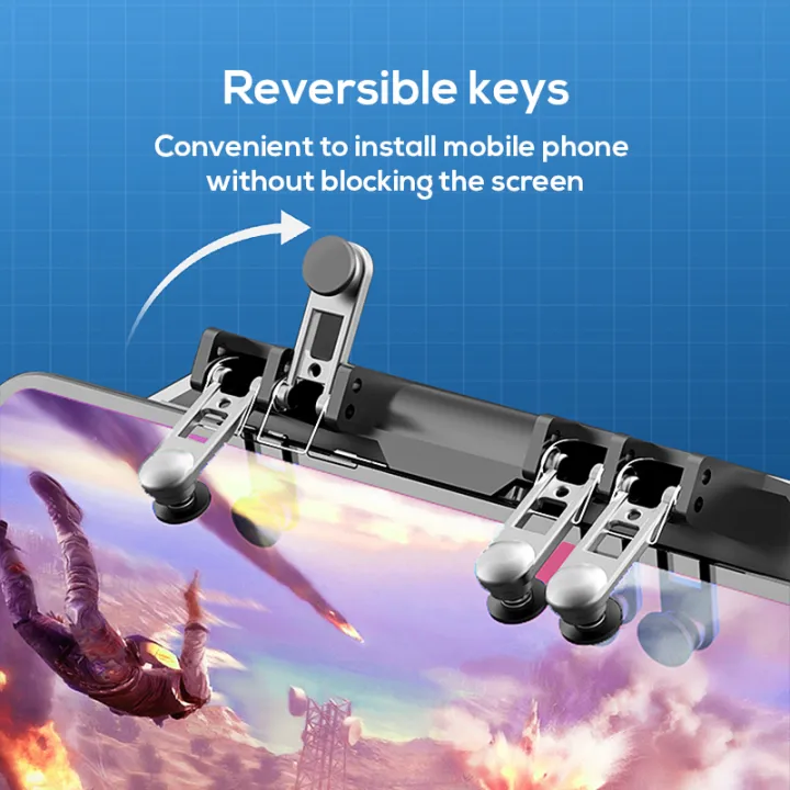 MEMO%20DL100%20Mobile%20Phone%206%20Fingers%20PUBG%20Gamepad%20Joysticks%20Controller%20Built-in%20Battery%20with%20Semiconductor%20Radiator%20for%20IOS%20Android%20-%20Image%202