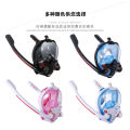 Twin Tube Diving Mask New Full Dry GoPro Kids Snorkeling Silicone Mask Swimming goggles Swimming gear. 