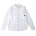 Children's white shirts, boys and girls' white shirts, lace long sleeve shirts, British College school uniforms, performance uniforms. 