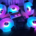 Controller Lighting Music Fan Controller Computer Case Fan for Desktop PC RGB Remote Controller DC12V 5A Chassis Fan Intelligent.