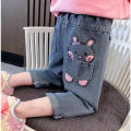 Girls Pants Spring Clothes 2024 New Kids Spring Girls Fried Street Pants Baby Girls Spring Jeans.