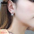 Asymmetric Snowflake Earrings Women Fashion Long Tassel Faux Pearl Eardrop Gift. 