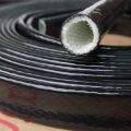 4~100mm High Temperature Fire Retardant Fiberglass Tube Silicone Resin Coated Glass Fiber Casing Pipe Fireproof Cable Protector. 
