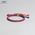 【beauty code store】AMIU Buddhist Lucky Bracelets & For Women Men Handmade Knots Green Rope Amulet Gift Bracelet. 