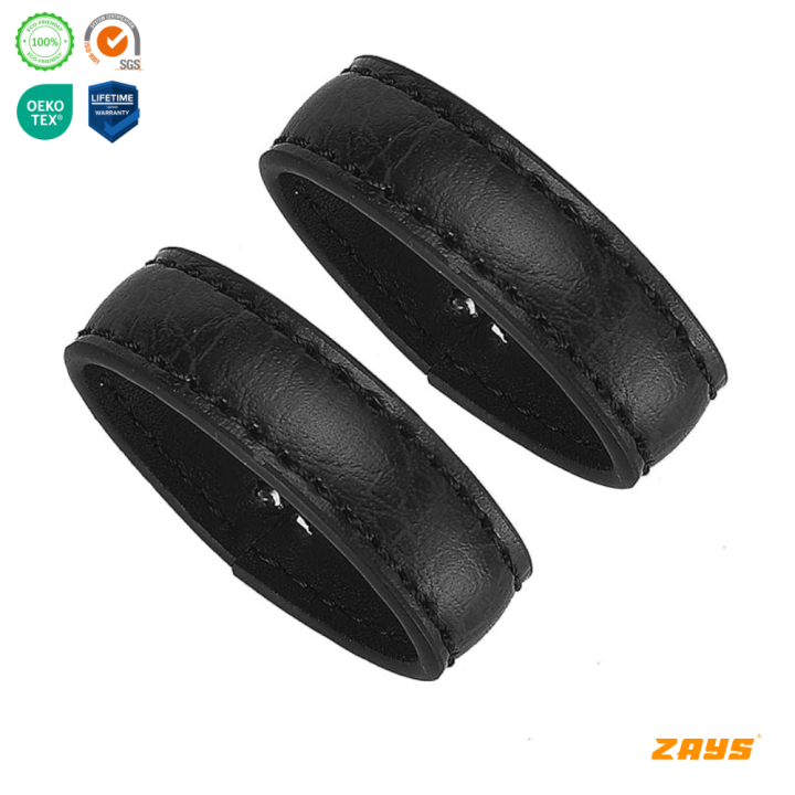 ZAYS 2-Pack Genuine Leather Belt Loop Keepers – Replacement Belt Holders for 35mm (1.38”) Wide Men’s & Women’s Belts