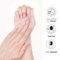 Semi Cured Gel Nail Stickers Semi-Permanent Varnish Strips Nail Gel Sticker Transparent Sliders for Whole Nails UV Nail Charms *. 