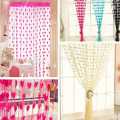 Love Heart Shaped Net Curtain/Porda - 1pcs - Porda Multi colour For Dynamic Fashion.