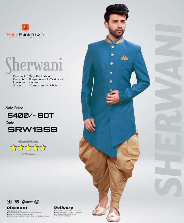Raj%20fashion%20Royal%20slim%20fit%20Raymond%20Suit%20sherwani%20for%20man%20-%20Image%207