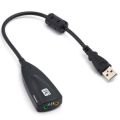 High Quality 5HV2 USB 2.0 Virtual 7.1 Channel Audio External Sound Card. 