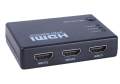 3 Port HDMI Switch Switcher Selector Splitter 3 HDMI Inputs 1 Output Auto Switching with Remote Control. 