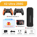X2 Ultra Video Game Console 4K Game Stick HD Retro Video Game Console Wireless Controller TV 30+Emulator For PS1 Or Only GamePad.