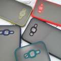 For Samsung Galaxy J7- Luxury Shockproof Matte Frosted and Smoky Transparent Premium Back Cover. 