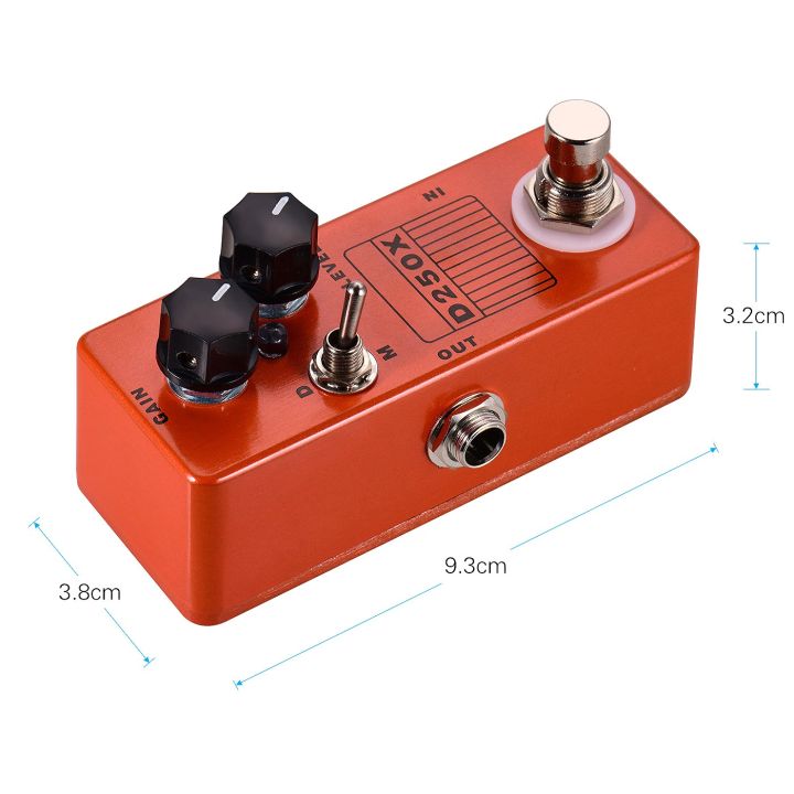 Harmony%20Mosky%20D250X%20Mini%20Overdrive%20Preamp%20Guitar%20Effect%20Pedal%20with%20True%20Bypass%20Switch%20-%20Image%205