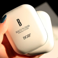 BOB Wet and Dry Compact Powder Snow Muscle Skin-Friendly Foundation Concealer Makeup Ivory White Natural Color. 