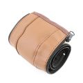 Baby stroller glove PU leather protective cover, stroller accessories, leather handle, glove foldable zipper.