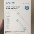 Anker PowerLine III USB-C to USB-C 100w Cable (6ft). 