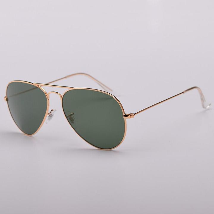 G15 glass lens design women men 3025 aviation Sunglasses gradient lenses sun glasses UV400 feminin brand new oculos vintage