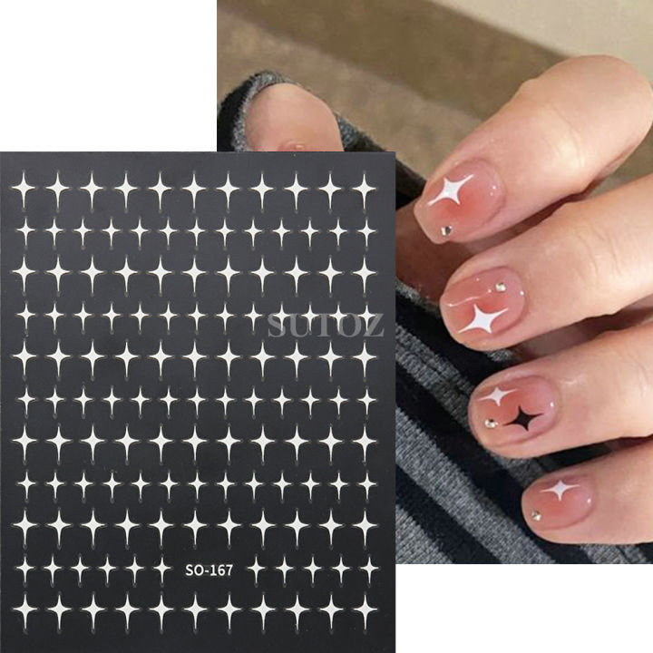 Black%20White%20Star%20Y2K%20Nail%20Art%20Stickers%20Metallic%20Silver%20Star%20Nail%20Decals%20Hologram%20Nail%20Seals%20Korean%20Style%20Manicure%20Deco%20LEBSO-167%20-%20Image%203