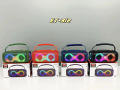 ET-312 Bluetooth, AUX, USB, SD Card & FM Radio Supported Hi-Fi Sound Colorful RGB Lighting Party Bass Speaker. 