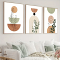 set of 3 piece bohemian wall art on 3mm PVC wallboard. 