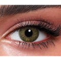 Bella Contact Lens Natural Green Yellow. 