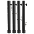 Table Leg Extenders for Folding Tables Straight/Bent Leg, Leg Extensions, Heights Adjustable Risers - 4PCS.