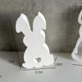 Easy-to-Use Rabbit Plaster Mold Custom Crafting Large Size Reusable Mold Silicone Rabbit Mold Small Size Durable Silicone Folding Rabbit Decoration for Home Decoration Easter Crafts Hobbyists.