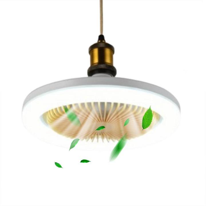2 In 1 LED Ceiling Fan Modern Lamp White Light For Bedroom Decoration Lighting Ceiling Fan With Light Good Sleep Ultra-Quiet Fan