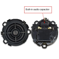 2 PCS Car Speaker Tweeter+Speaker Cable Black Plastic for Sagitar Golf Golf Sportsvan DIY Speaker. 