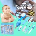 10 Pcs New-Born Baby Kids Care Kit Set (Color as per stock).