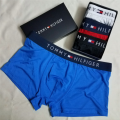 1 piece High quality premium cotton Blue boxer underwear for men boxer - underpant. 