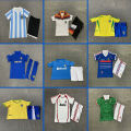 Football jersey retro children's ching Argentina razil ermany Chelsea exo jersey set. 